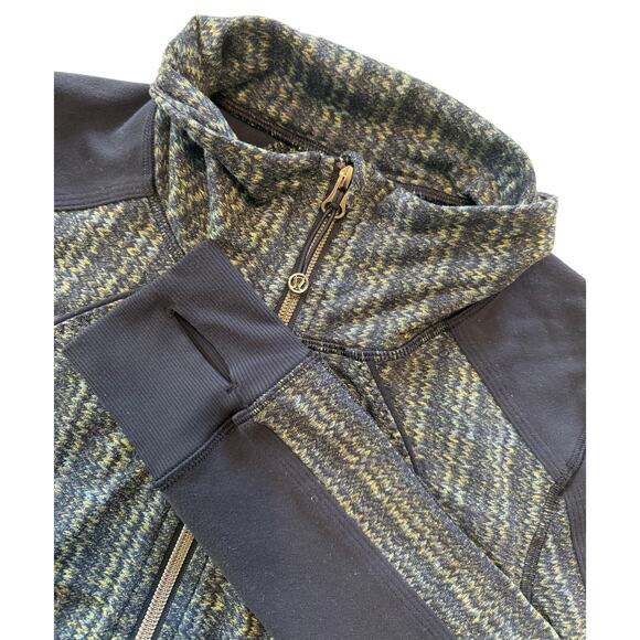 Lululemon Nice Asana Jacket Ziggy Wee August Inkwell Size 4 Luon Yoga Zip-Up - Picture 2 of 11
